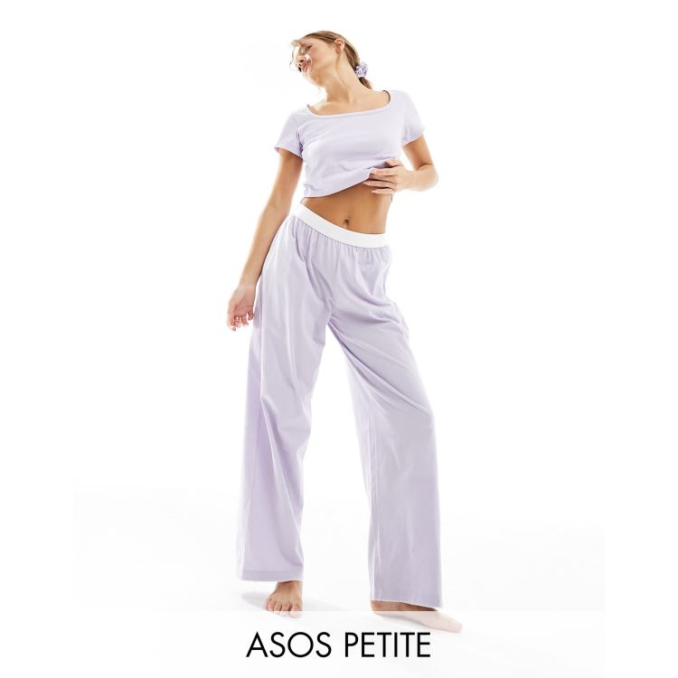 Women's Extra Tall Pajama Pants Extra Long Pj Pants Lilac Pjs Stitch-look  Vertical Chevron Design Dotted Lines -  Canada