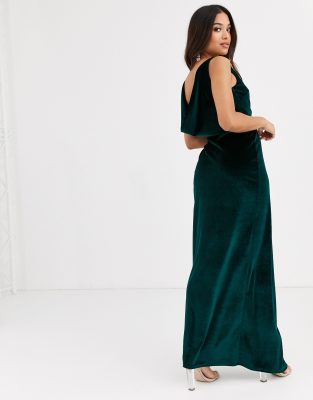 velvet maxi dress designs