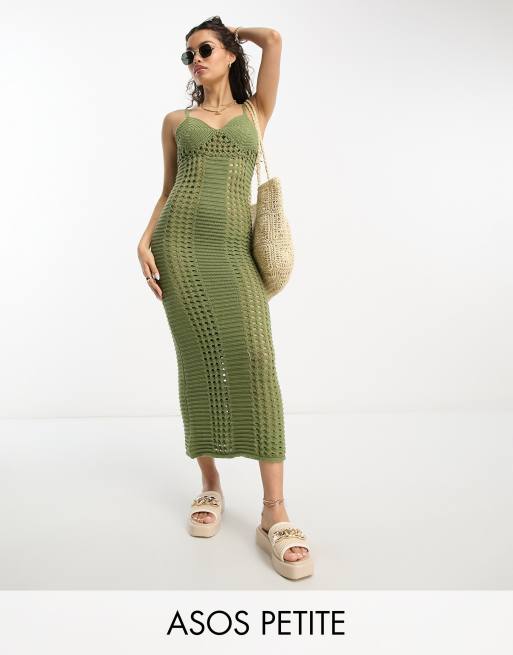 Petite hotsell crochet dress