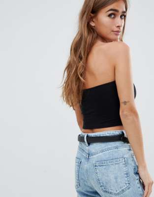 asos strapless top