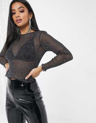 asos top paillette