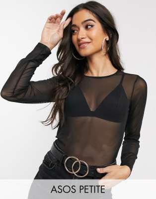 asos mesh crop top