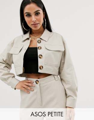 cropped jacket suit