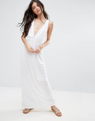 asos white beach dress