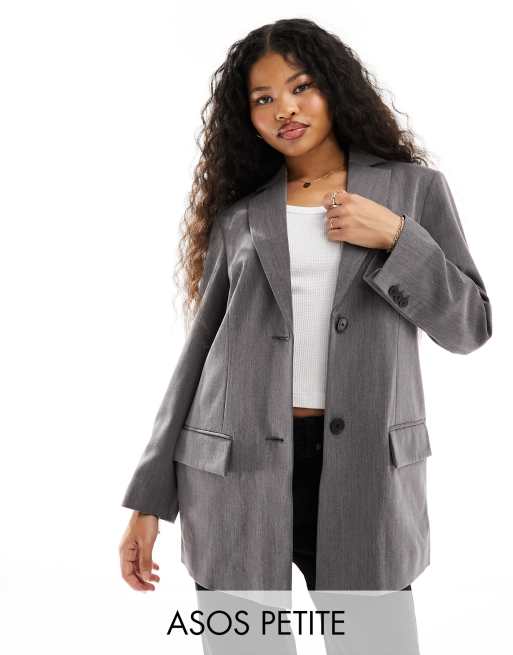 Petite 2025 gray blazer