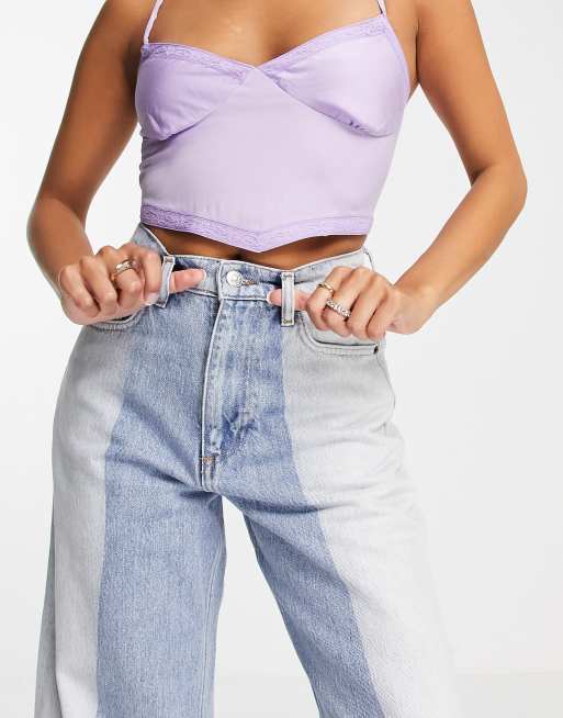 Jeans bicolore asos shop