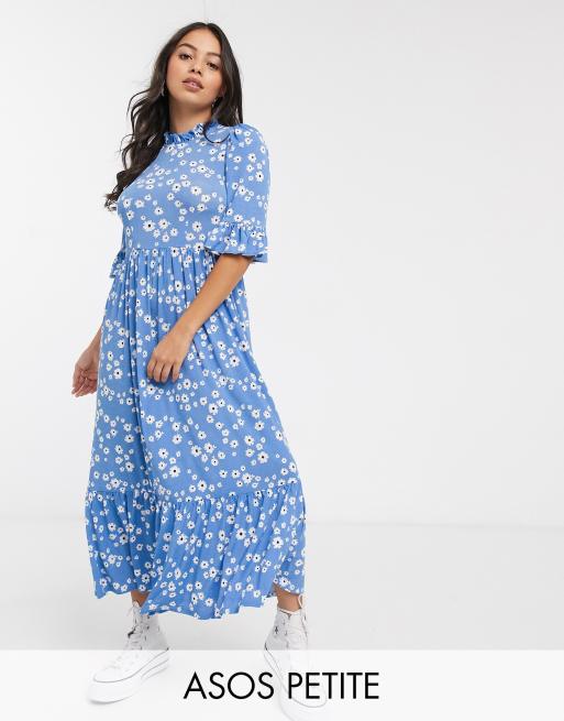 Asos petite blue outlet dress