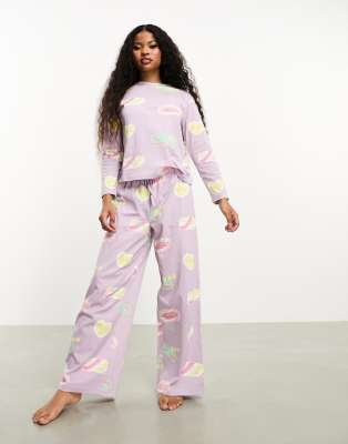 Bella Lilac Pajama Set