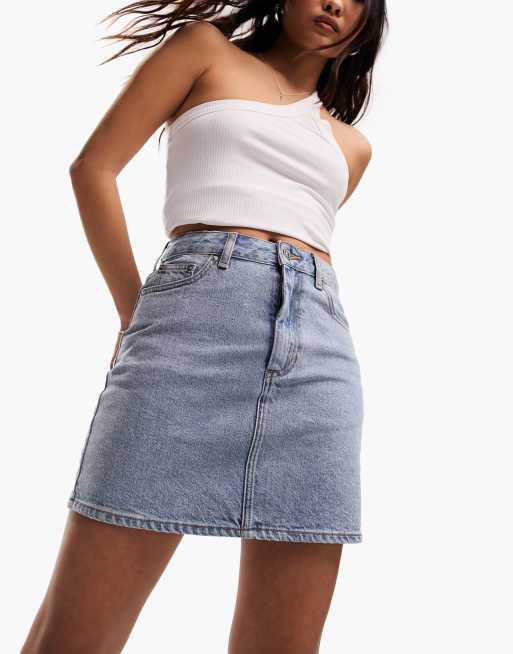 Denim hotsell skirt asos