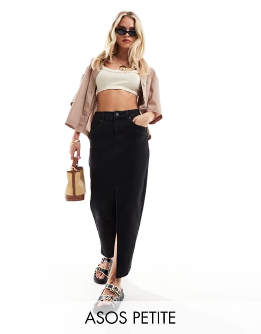 Long black skirt outlet asos