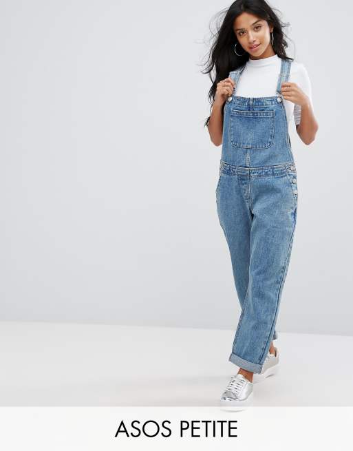 ASOS DESIGN denim overall in stonewash blue  Rompers womens jumpsuit,  Overalls outfit, Denim overalls