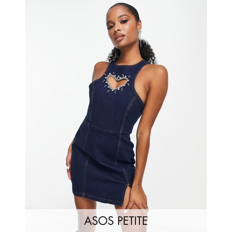 Asos cheap jeans dress