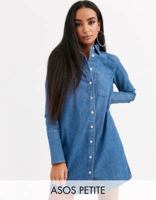 asos petite shirt dress