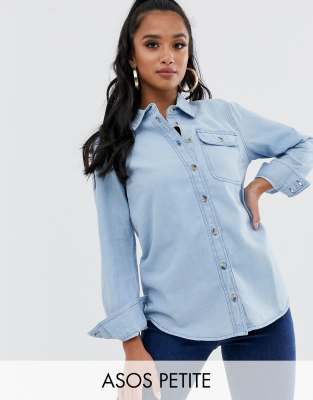 womens denim shirt asos