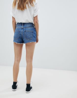 petite jean shorts