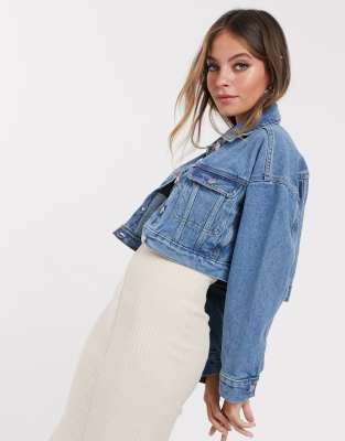 asos petite denim jacket
