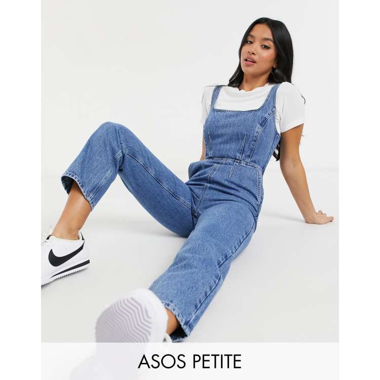 Knee Length Plain Ladies Denim Dungarees, Size: Small at Rs 499/piece in  Surat