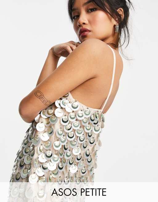 Asos petite sequin dress online