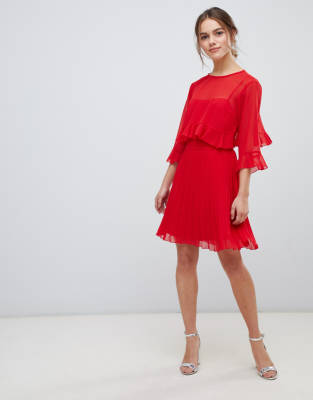 double layer dress asos
