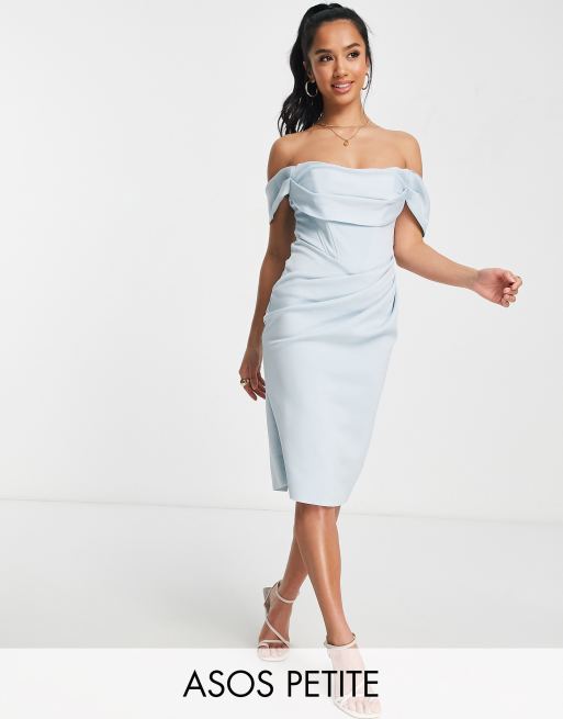 Light blue petite store dress