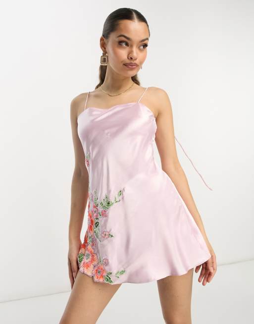 ASOS Blossom Satin & Tulle French Underwear