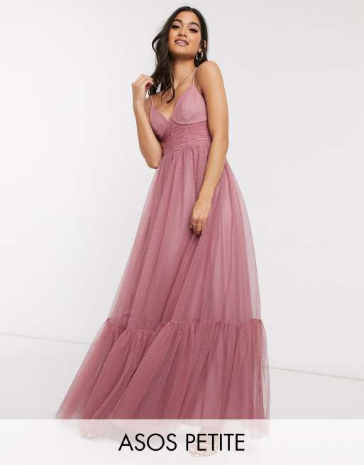 Asos petite tulle outlet dress