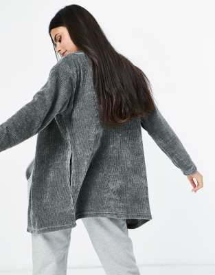 petite chenille cardigan