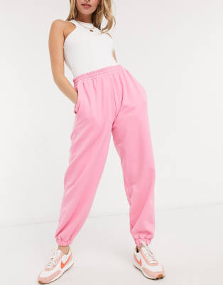 asos pink joggers