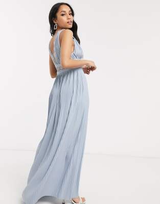 maxi dress sky blue