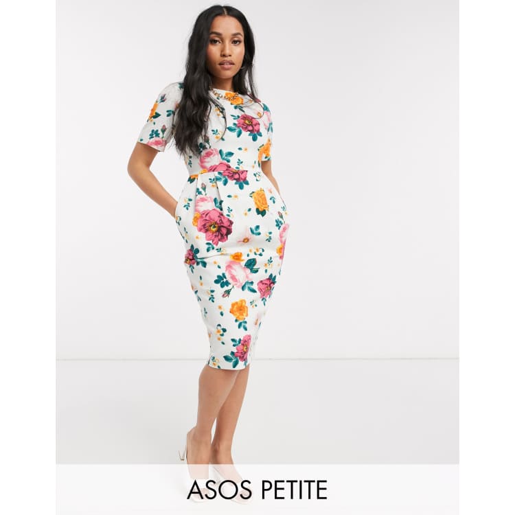 Vestidos Cortos Asos Vestidos Casual Shop Asos Blue Floral Midi Dress Store ASOS  EDITION Floral Embroidered