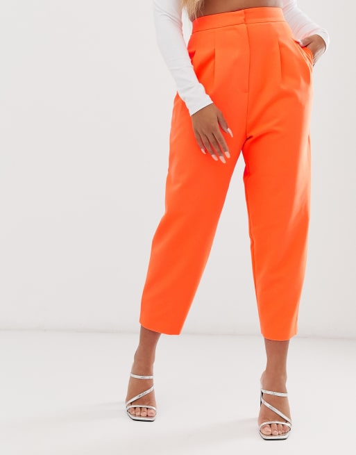 Asos orange hot sale pants