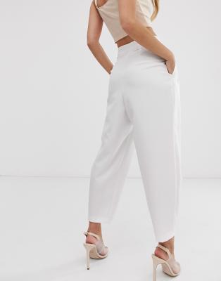 asos white trousers