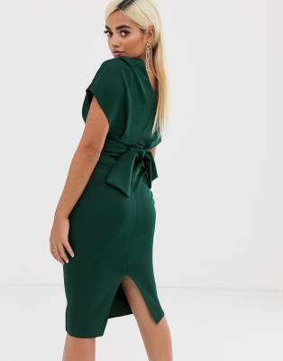 fallen shoulder dress