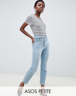 asos petite high waisted jeans