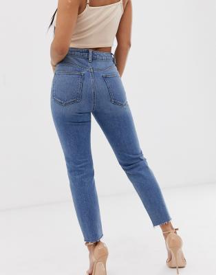asos farleigh slim mom jeans