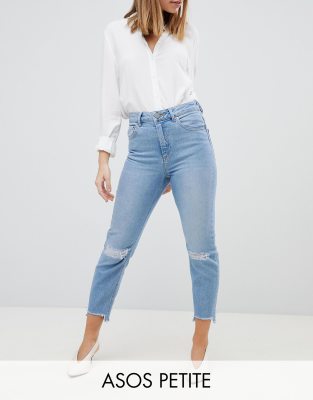 Jean mom slim petite