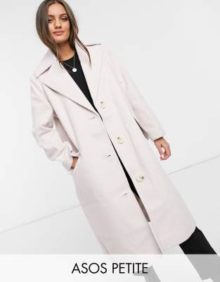 asos pink coat