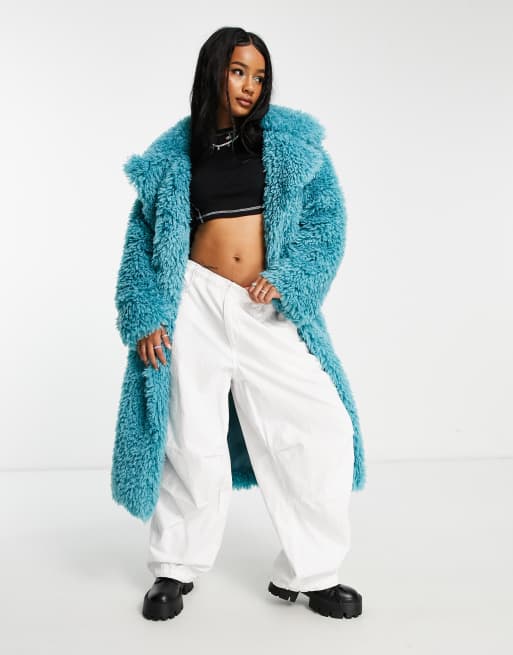 Asos petite faux 2025 fur coat