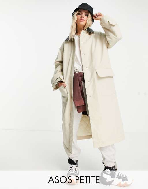 Asos design shop boyfriend trench coat