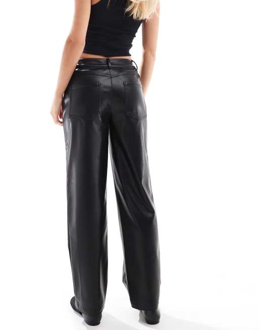 Asos leather trousers womens hotsell
