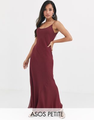 maroon petite dress