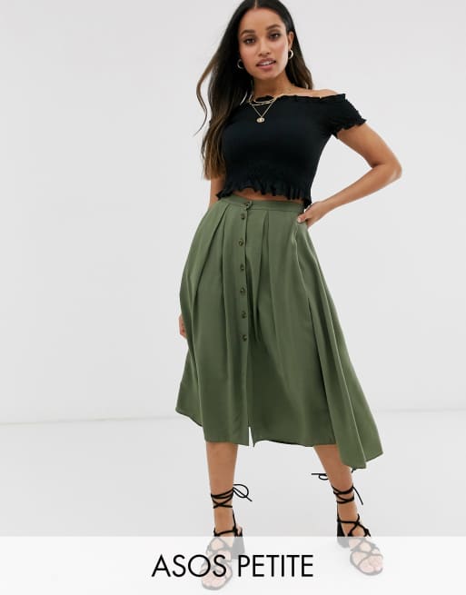 Asos design 2024 floaty midi skirt