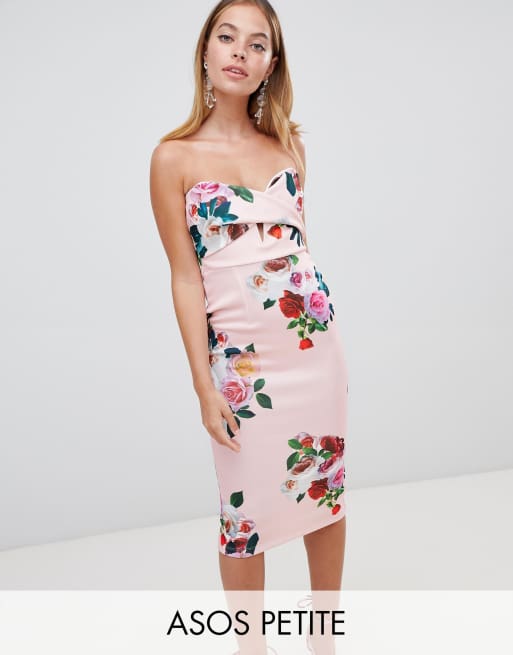 Asos floral outlet bodycon dress