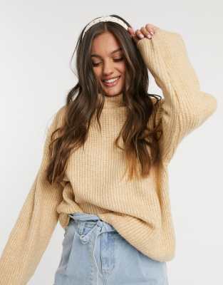 roll neck longline jumper