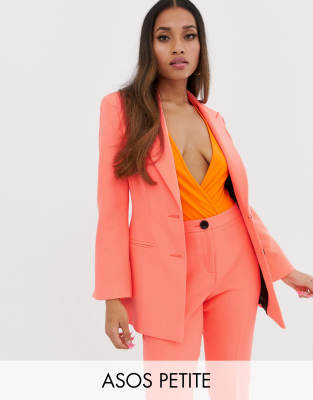 petite pink suit