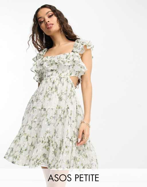 Asos floral skater outlet dress