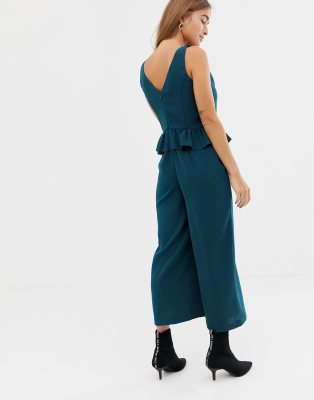 asos teal jumpsuit