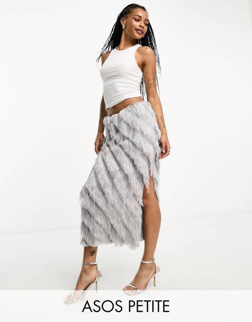 Petite midi 2025 skirt asos