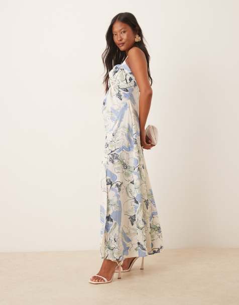 petite floral formal dresses Alex Evenings Petite Printed Sleeveless Ball Gown - BLUSH MULTI main image 0