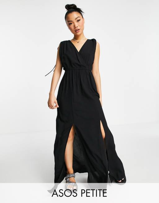 Black maxi 2025 beach dress